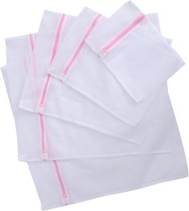 Sacs de lavage protecteurs pour lingerie et vêtements, en maille polyester avec fermeture éclair, tailles assorties, organisateur de vêtements - Product Image 1