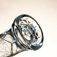 Verre à football transparent pour regarder les matchs et les fêtes avec une bière ou une soda ou du vin