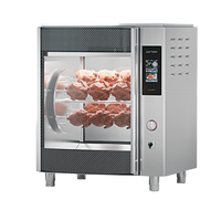 Four à rôtir électrique commercial en acier inoxydable intelligent à air chaud pour restaurants et centres commerciaux, équipement de cuisson rôtie