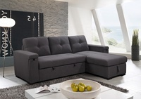 Canapé double de qualité supérieure avec lit escamotable et rangement, porte-gobelet USB, gain de place, petit canapé familial, ensemble de meubles
