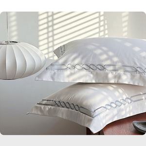 Ensemble <span class=keywords><strong>de</strong></span> literie brodé 100% coton 300T 400T pour usage domestique, ensemble <span class=keywords><strong>de</strong></span> draps en coton, draps en coton <span class=keywords><strong>de</strong></span> luxe, ensembles <span class=keywords><strong>de</strong></span> literie en lin - Product Image 6