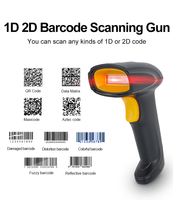 Lector de Códigos USB Plug-and-Scan para Gestión de Documentos de Oficina, Disponible en Stock