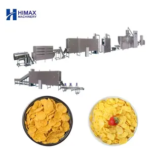 Professional Crisp corn flakes breakfast cereal machine corn flakes making machine corn flakes extruder