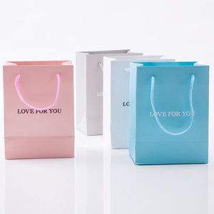 Bolsa de Papel para Compras con Asa, Impresión de Logotipo Personalizado, de Lujo, para Regalos de Cosméticos y Joyería - Product Image 1