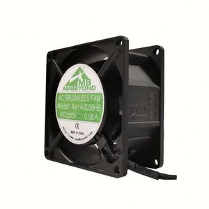 Ventilador de computación verde Función múltiple Seleccionable 80x80x38 Ventilador de rodamiento de bolas de CA de 380 voltios - Product Image 2