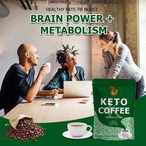 Factory Direct Keto Coffee with Himalayan Salt Boost <b>Metabolism</b> Increase Energy Levels Promote Brain Burn Calories Coffee - Product Image 2
