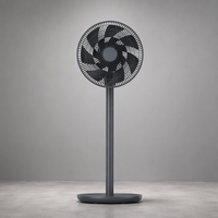 Ventilateur de table et de sol 2-en-1, télécommande, rechargeable, pales ABS de 12 pouces, minuterie 1-8h, hauteur réglable 950 mm, usage domestique, moteur sans balais