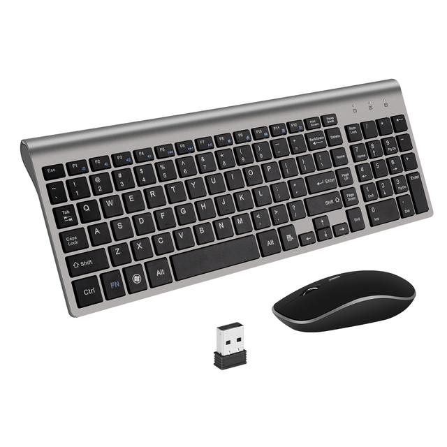 Factory Price High Quality Cheap Ergonomic Keyboard and Mouse Wireless Combo