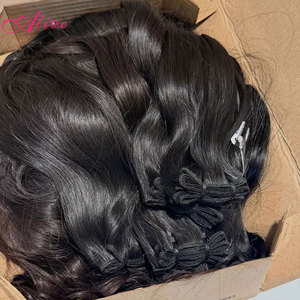 Extensiones de Cabello Humano Virgen Indio Baratas con Cutícula Alineada y Cierre de Encaje - Product Image 3