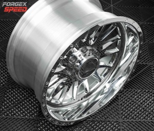 Jantes Forgex CKH10 forgées 20 22 24 26 28 <span class=keywords><strong>30</strong></span> pouces 24x14 26x16 8x170 8x180 6x5.5 8x6.5 Jantes de voiture polies pour Ford F-250 GMC Chevy - Product Image 3