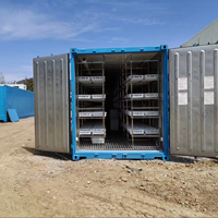 Système automatique d'aquaponie solaire hydroponique HZ-1500H pour la production de fourrage avec une capacité de 1500 kg/jour