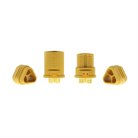 Connecteur Amass MT30 en laiton XT30 femelle mâle plaqué or, mise à niveau pour les pièces de batterie Lipo RC, quadricoptère