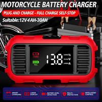 Chargeur de batterie de voiture intelligent FOXSUR FBC1202E 12V/2A, prend en charge le chargeur de batterie au plomb-acide entièrement automatique à charge lente