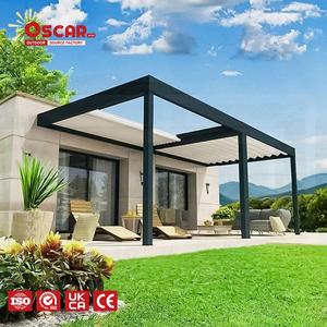 Gazebo de Dos Niveles de 8x5 Pies para Asados al Aire Libre con Estantes para Patio, Jardín, Picnic, Pérgola Retráctil - Product Image 1