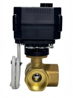 FH-MO Motorisiertes elektrisches Kugelventil mit Clip-Pin-Design OP04 2-Draht Automatische Rückführung 1/4 Zoll (DN8) 1/2 Zoll (DN15) ODM OEM Fabrik