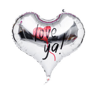 Moda Día de San Valentín 22 pulgadas <span class=keywords><strong>película</strong></span> de aluminio impreso corazón globos fiesta de cumpleaños boda habitación confesión atmósfera Props - Product Image 4