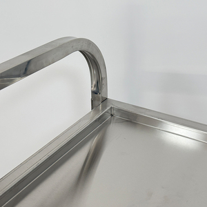 호텔 및 레스토랑을위한 스테인레스 스틸 2 단 레스토랑 음식 서비스 트롤리 카트 - Product Image 4