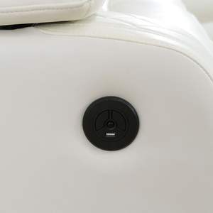 सफेद श्वास लेदर 3-टुकड़ा लिविंग रूम रिक्लियर सोफा सेट बुद्धिमान रिक्लियर सोफा - Product Image 5