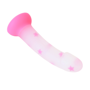 <span class=keywords><strong>Dildo</strong></span> de silicona suave transparente mate con forma de estrella flotante rosa de cinco puntas, resistente al agua, 17 cm, 216 g - Product Image 5
