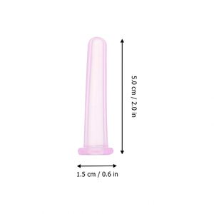 Ventouses pour les yeux, mini ventouses en silicone pour la thérapie des yeux, massage du visage par aspiration, kit de ventouses de couleurs assorties, soin du visage, santé de la peau - Product Image 2