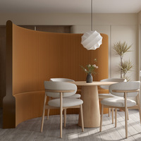 Paravent pliable en papier accordéon Y096 pour expositions, bureaux, magasins de vêtements, décors de diffusion en direct, pliable et mobile