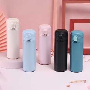 Mini Pea Cup Insulated Stainless Steel Tumbler 304 Travel Portable Pop Up Mug White Black Blue Pink Light Blue - Product Image 2