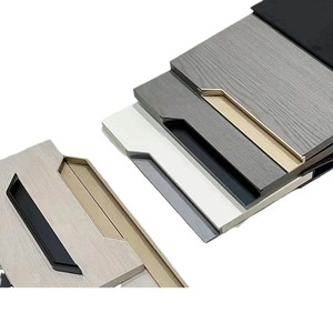 Simple Contemporary Built-In Slotted Hidden Door Handle for Wardrobe <b>Cabinet</b> Drawer Kitchen Dining Bedroom Bathroom Hotel Use - Product Image 5