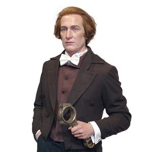 Estatua de silicona hiperrealista de tamaño real, maniquí de cera de atracción turística, científico para Museo de Ciencia, modelo artesanal de resina - Product Image 2