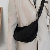 Sunshine Crescent Crossbody Bag Halve Maan Schoudertas Dames Verstelbare Riemen Rits Sluiting Groothandel Fabriek