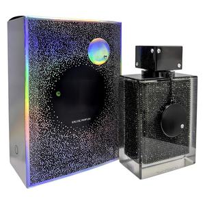 Perfume Luminoso Negro Brillante en Spray <span class=keywords><strong>Eau</strong></span> <span class=keywords><strong>de</strong></span> <span class=keywords><strong>Parfum</strong></span> 105ml, Aroma Amaderado Intenso para Hombre, Ecológico y <span class=keywords><strong>de</strong></span> Larga Duración, Ideal para Discotecas y Carnavales - Product Image 2
