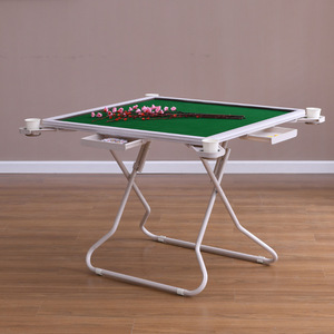 <span class=keywords><strong>Table</strong></span> de <span class=keywords><strong>Mahjong</strong></span> Pliante Portable de 88 cm avec Porte-Gobelets et Tiroirs, Bureau de Jeu de Cartes de Poker Carré Personnalisé – Vente en Gros - Product Image 1