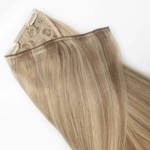 Jasminebeauty Extensiones de Cabello Humano Remy 100% con Clip, Invisibles y Sin Costuras, Extensiones de Cabello Humano Virgen con Clip Hola - Product Image 2