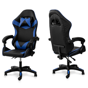 <span class=keywords><strong>Silla</strong></span> de Juego Ergonómica con Reposapiés, Giratoria y Reclinable, Altura Ajustable, para Comedor u Oficina - Product Image 2