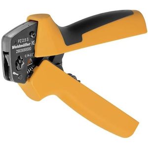 Pince à sertir Weidmuller PZ 2.5 S 0.14 à 2.5 mm pour extrémités de câbles, acier de qualité industrielle, entrée frontale - Product Image 1