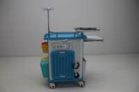 Chariot médical d'urgence à cadre métallique Hochey pour hôpital et ambulance