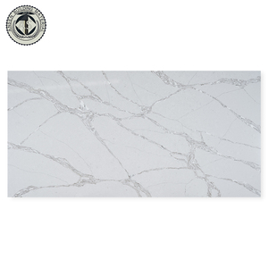 3200x1600mm đá thạch anh nhà cung cấp Đá Nhân Tạo Trắng calacatta Quartz <span class=keywords><strong>slab</strong></span> cho nhà bếp Countertop - Product Image 3