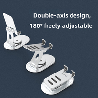 Support de téléphone et tablette en aluminium rotatif multi-angles avec support de bureau pliable et réglable