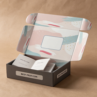 Boîte d'expédition en carton rigide personnalisée de luxe, imprimée, pliable, en gros, avec impression quadricolore
