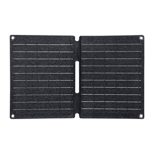 Panel Solar Portátil Plegable de 10W Tipo N Mono Negro con 22% de Eficiencia y 18 Celdas, Precio Directo de Fábrica, para Camping y Actividades al Aire Libre - Product Image 1