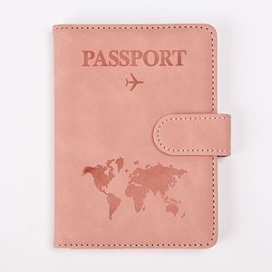 Hot Selling Pu Leather <b>Passport</b> Holder Protective Cover Travel <b>Wallet</b> Card Bag Ticket Holder Custom Logo - Product Image 6