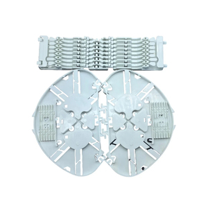 FTTH <span class=keywords><strong>Moins</strong></span> <span class=keywords><strong>Cher</strong></span> Prix ABS Material12 24 Core Fiber Optique En Plastique Boîte Plaque Cassette Épissure Plateau Épissure Plateau Épissure Cassette - Product Image 1