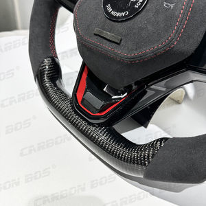 <span class=keywords><strong>Venta</strong></span> Directa de Fábrica con Alcántara para MK8 MK8.5 Volkswagen VW <span class=keywords><strong>Golf</strong></span> 8 GTI R Volante de Fibra de Carbono Negro con LED para MK8 - Product Image 4