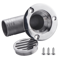 Accessoires marins : Drain de douche traversant le coque en acier inoxydable 316 moulé pour bateaux et voiliers