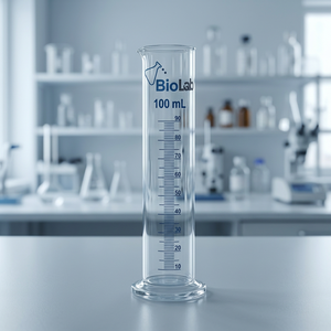 กระบอกตวงแก้วโบโรซิลิเกต BIOLAB สำหรับห้องปฏิบัติการ ขนาด 10 มล.-2000 มล. ความละเอียดการวัด 0.1-0.5 มล. อายุการใช้งาน 3 ปี - Product Image 1