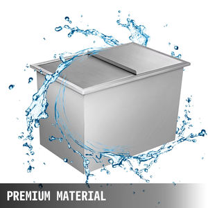 صندوق ثلج تجاري خارجي ومحطة بار 48QT دلو ثلج نبيذ بارد صندوق ثلج مع غطاء مفصلي - Product Image 4