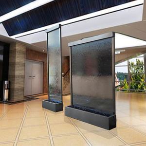 <span class=keywords><strong>Fontaine</strong></span> murale en verre trempé, design moderne en cascade, pour la décoration de restaurant et de hall - Product Image 5