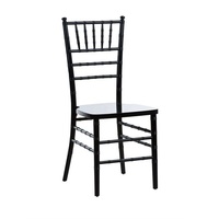 Noir Chiavari Chaises De Mariage