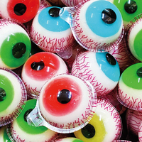 Bonbons gélifiés en forme d'œil, série 3D, prix de gros bon marché, bonbons gélifiés personnalisés