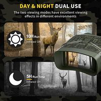 NV4000 Jumelles de vision nocturne 4K 36MP ultra-claires avec écran de surveillance infrarouge nocturne pour la détection en extérieur