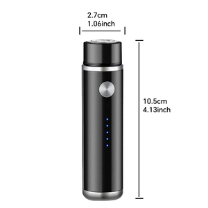 เครื่องโกนหนวดแบบใบมีดเดี่ยวขนาดพกพา ชาร์จไฟผ่าน USB ใช้แบตเตอรี่ลิเธียมไอออน สำหรับผู้ชาย ใช้ในบ้าน โรงแรม - Product Image 3